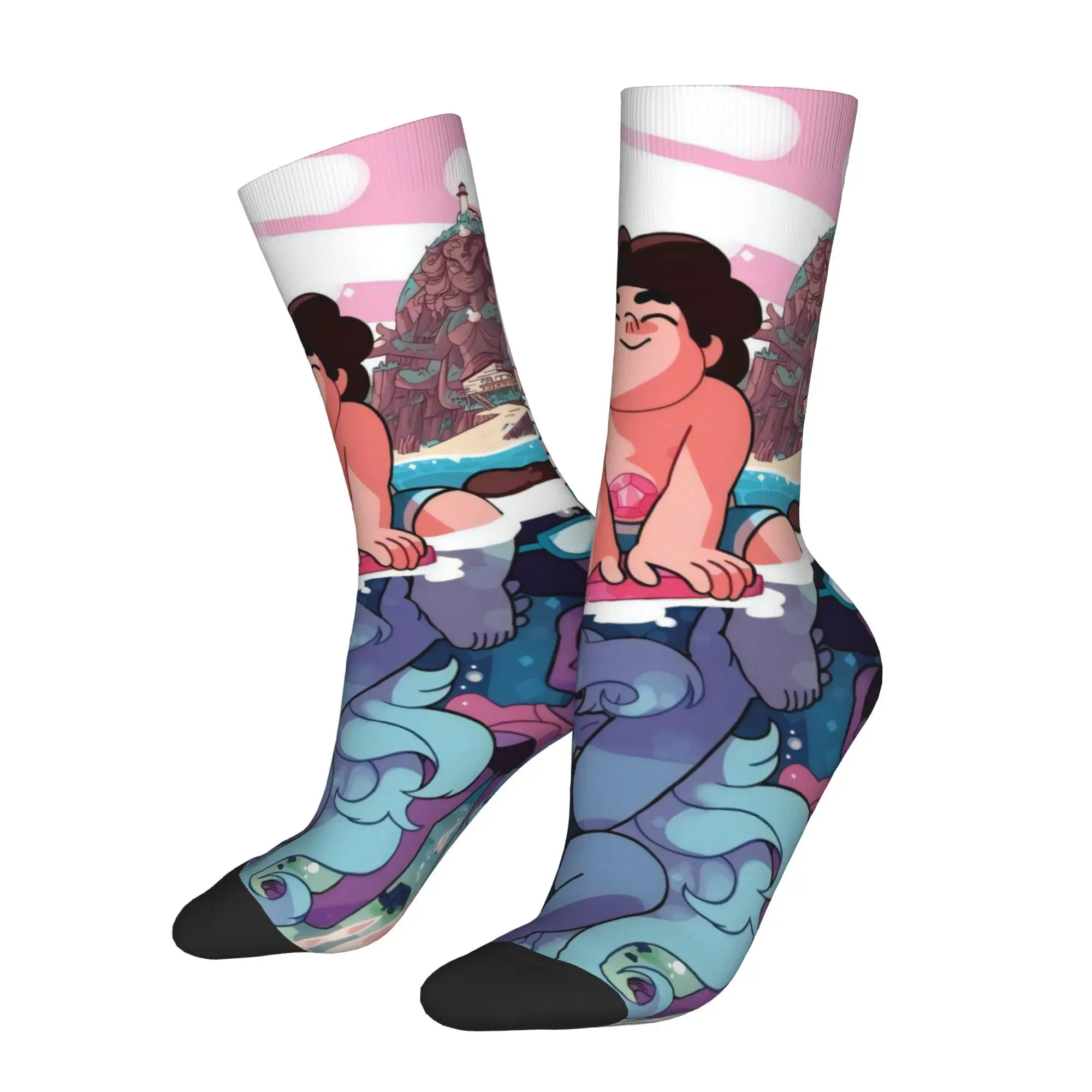 

StevenUniverse Men Socks Cycling Novelty Spring Summer Autumn Winter Stockings