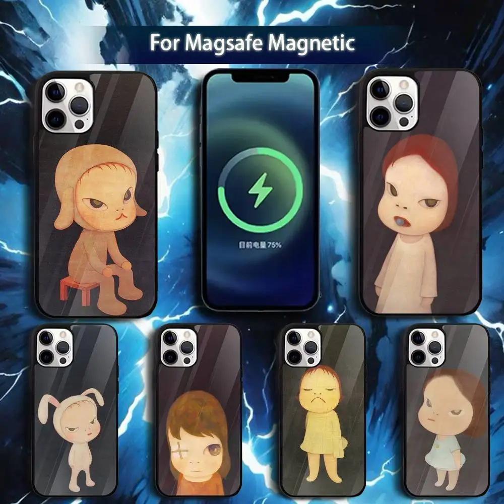 

Y-YoshitomoS Nara A-Art Phone Case For iPhone 17,16,15,14,13,12,11,Pro,Max,Plus,Mini,Magsafe,Magnetic Wireless Charging Case