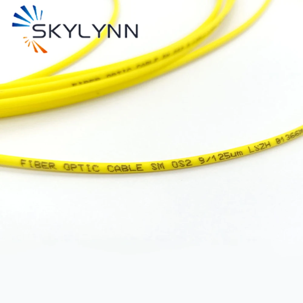 Promoção 50 pces 2 medidores de comprimento sc/APC-SC/apc sm g652d sx 3.0mm fibra óptica cabo remendo amarelo lszh jaqueta (quantidade limitada)