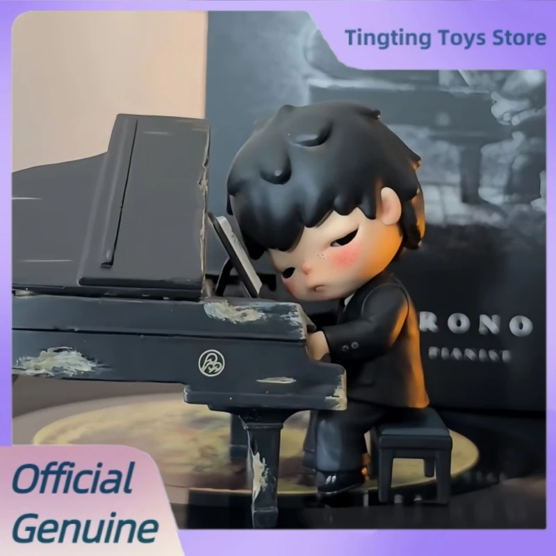 

Genuine Hirono The Pianist Figurine Toys Fashion Trend Anime Peripheral Decor Figurine Collectable Decoration Toy Birthday Gift