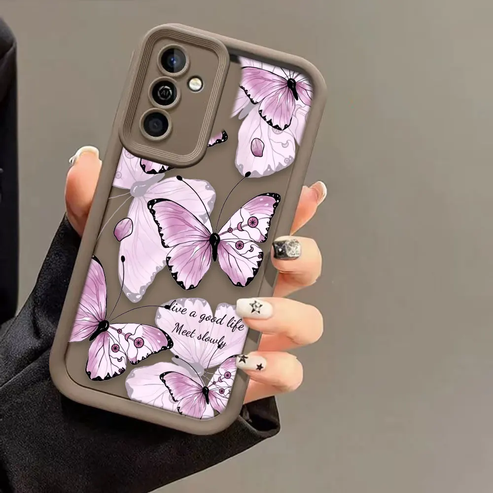 

Красивый фиолетовый чехол-бабочка для телефонов HONOR X9D X9B X9C X9A X8C X8B X8A X8 X7A X6B X7 X9 Y7A MAGIC 5 6 7 8 LITE PRO Y9