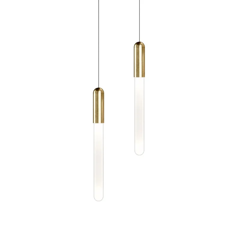 Imagem -05 - Modern Led Long Pendant Light para Escadas Quarto Cabeceira Banheiro Pendurado Lâmpada Teto Droplight Chandelier Decoração para Casa