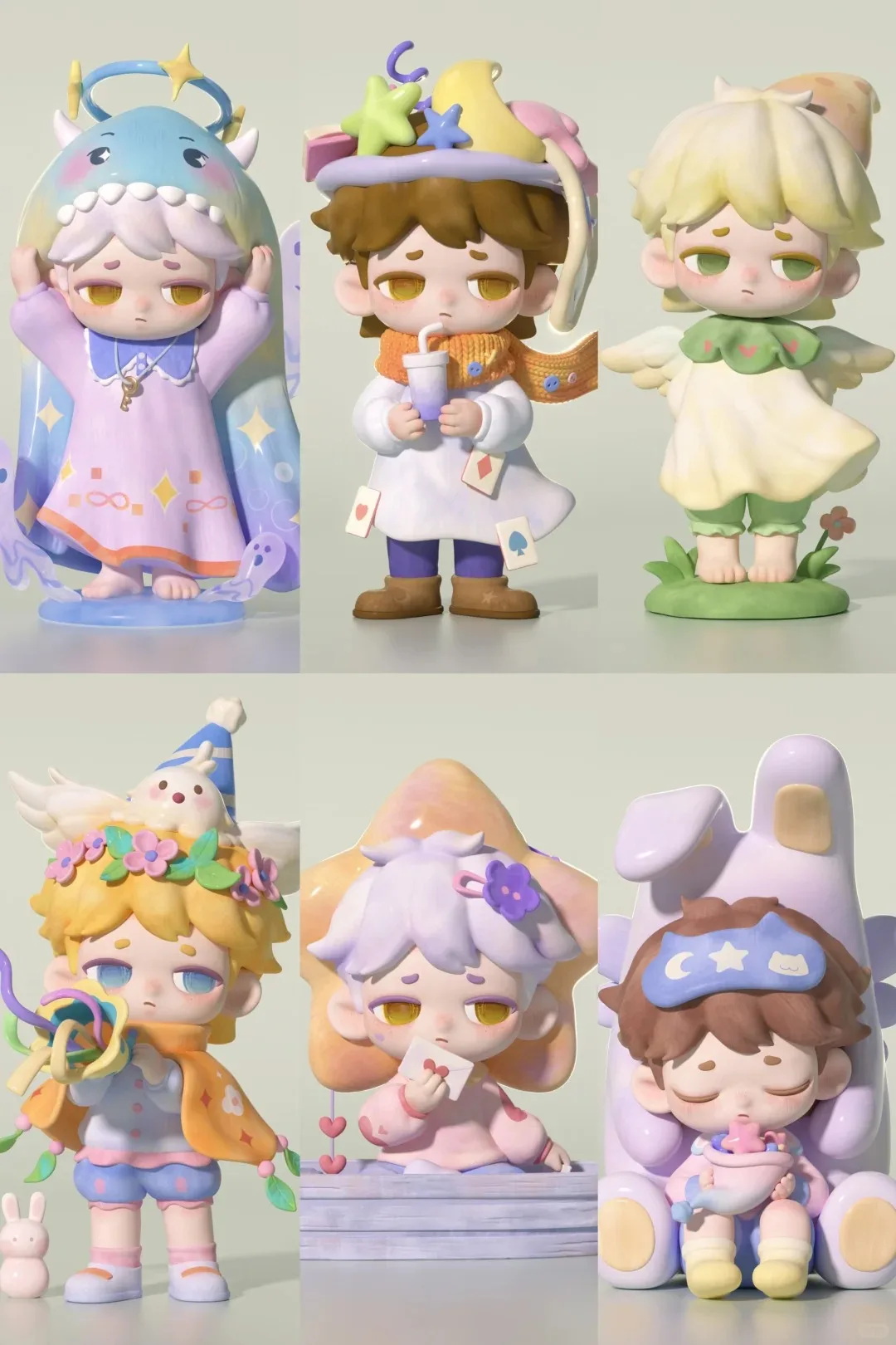 

Genuine Mann Story My Ingenious Imagination Series Blind Box - Trendy Pvc Desktop Decor Figurines Mysterious Gift Toy