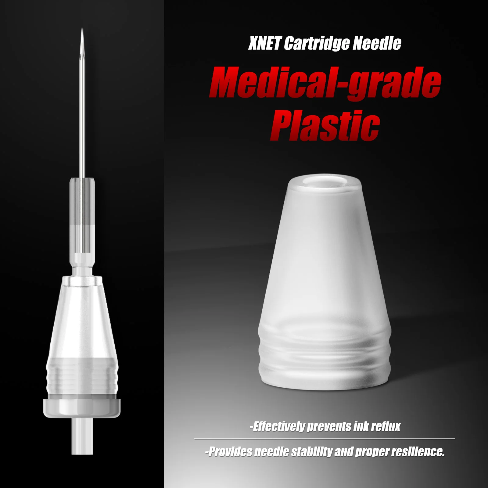 XNET أورورا خرطوشة الوشم الإبر 20 قطعة RL/RM/RS المتاح سيليكون معقمة سلامة الوشم الإبر لآلة الوشم