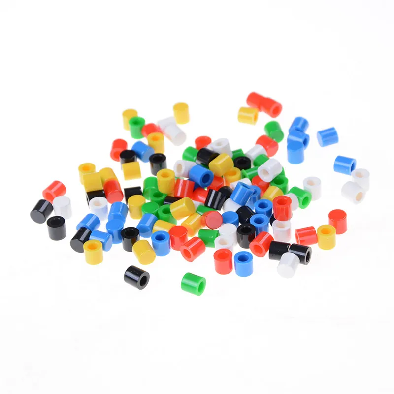 20Pcs/lot Plastic Cap Hat For 6*6mm Tactile Push Button Switch Lid Cover Electronic Components A56 Button Cap