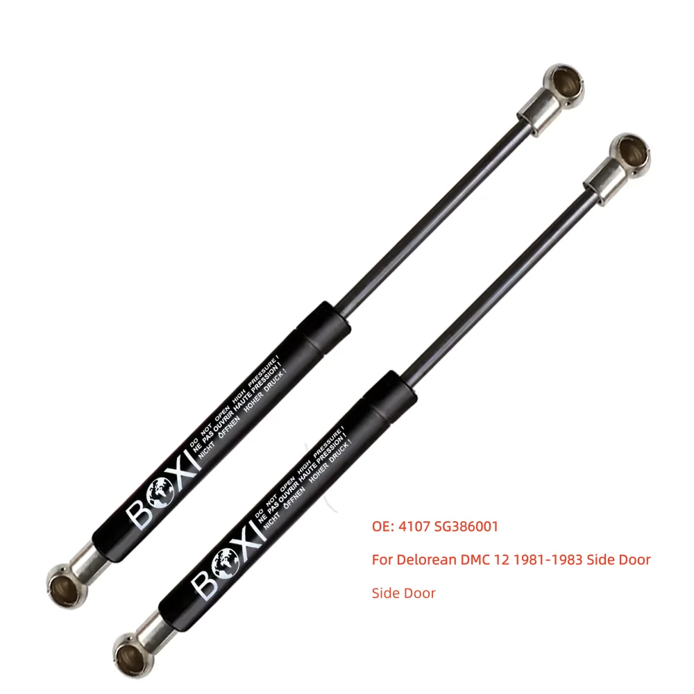 

BOXI 2Pcs Side Door Lift Supports Strut Shocks For Delorean DMC 12 1981 - 1983 Side Door 4107 SG386001 Lifts Struts Gas Springs