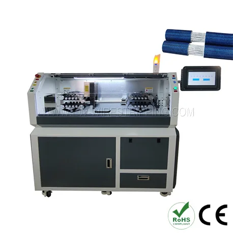 Fully Electric Large Cable Computer Wire Stripper Machine, EW-3205 Wire Cutting And Stripping Machine Automatic