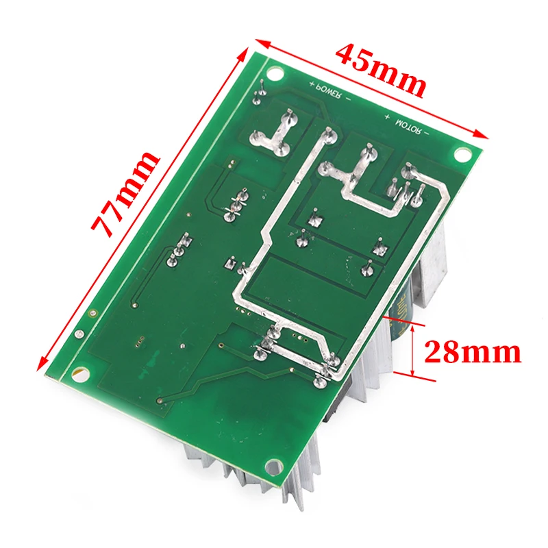 DC motor speed regulator 12V24V36V48V high-power drive module PWM controller 20A regulator