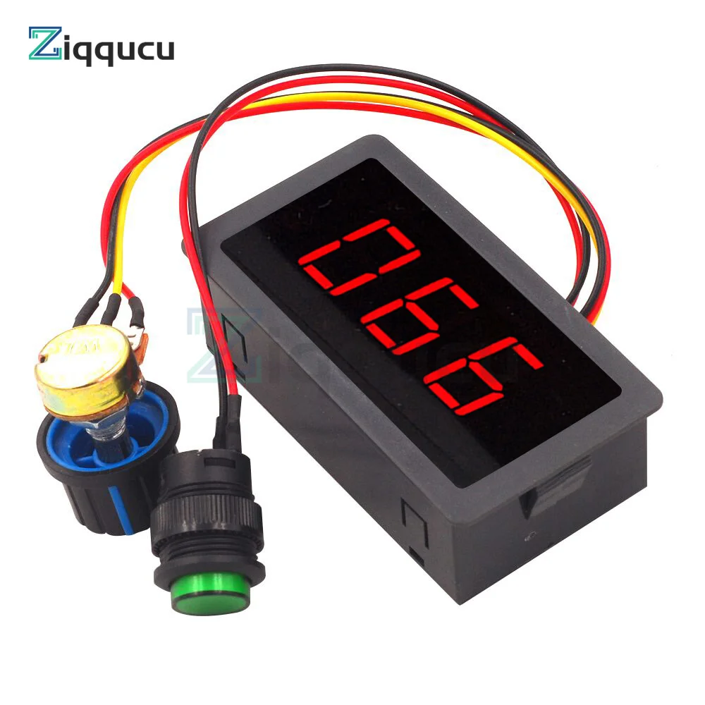 DC 6V 12V 24V Adjustable PWM DC Motor Speed Controller CCM5D Digital Display Regulator LED Motor Controller Speed Regulator