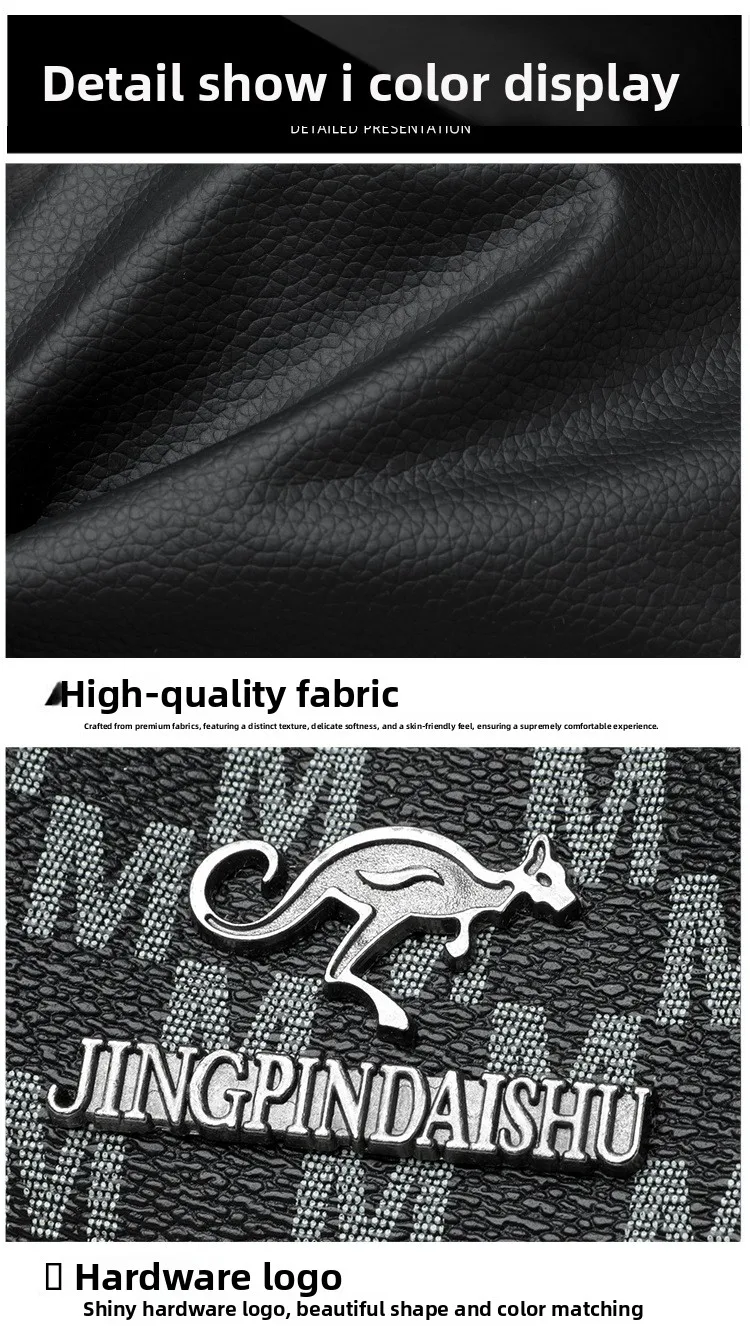 Klassisches Buchstaben-M-Design, mehrlagige Reißverschlusstasche, einzelne Schulter-Crossbody-Taschen für Damen, täglicher Gebrauch, Arbeit, Reisen, Ausflug, Party – Detail 24