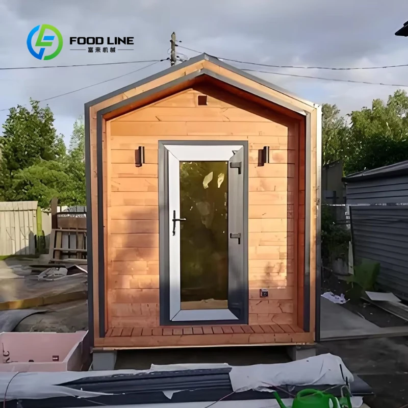 Customized Outdoor Finnish Cedar Sauna Indoor 1- 2- 4 Person Cabin Sauna Rooms Traditional Backyard Wooden Sauna Cabin