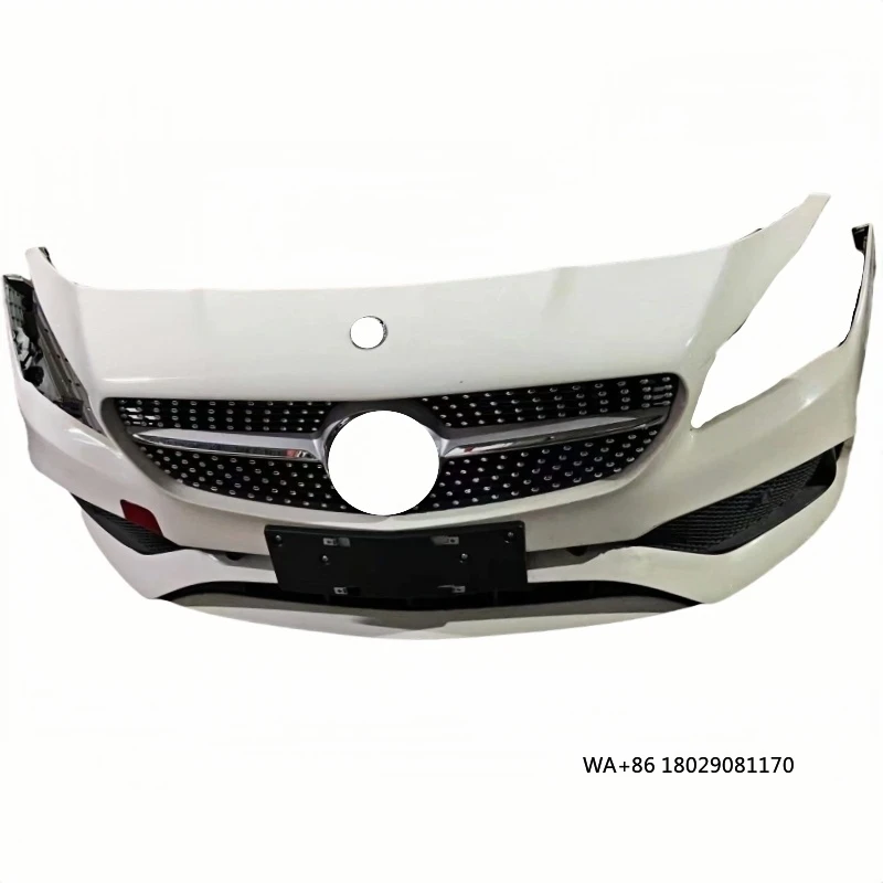 

Для W117 MT передний и задний бампер из АБС-пластика для C-класса W204 Б/у замена автозапчастей с вырезами противотуманных фар