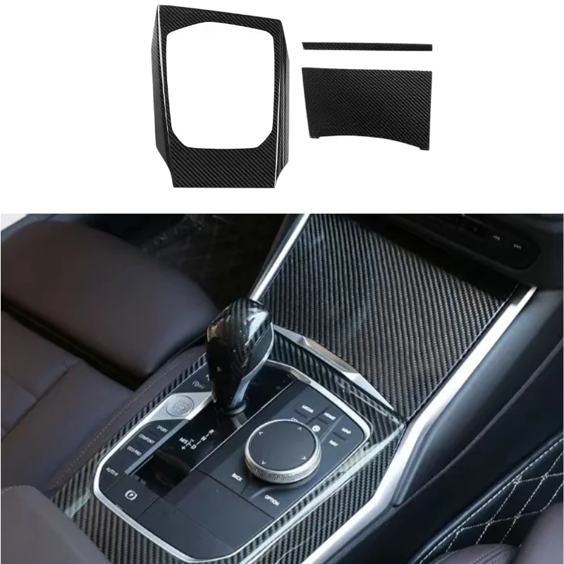 

For BMW G20 G28 3 Series 4 Series i3 G80 G82 G83 M3 M4 Dry Carbon Fiber Central Control Interior Kit 20-25 models