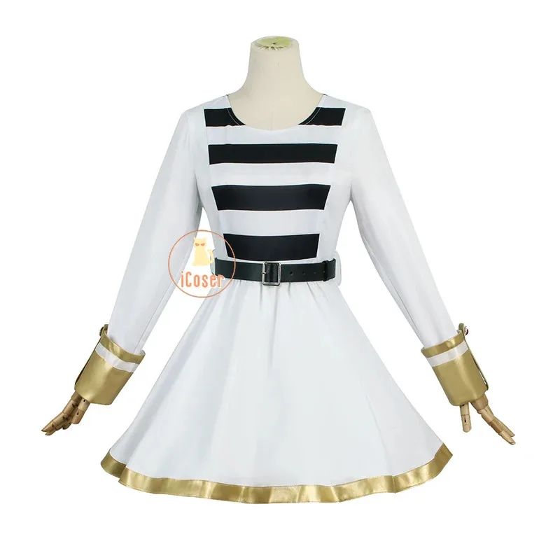 Novo 2025 cosplay traje peruca anime frieren além do fim da jornada vestido uniforme orelhas brincos mago festa de halloween wom ❤ ❤ dd