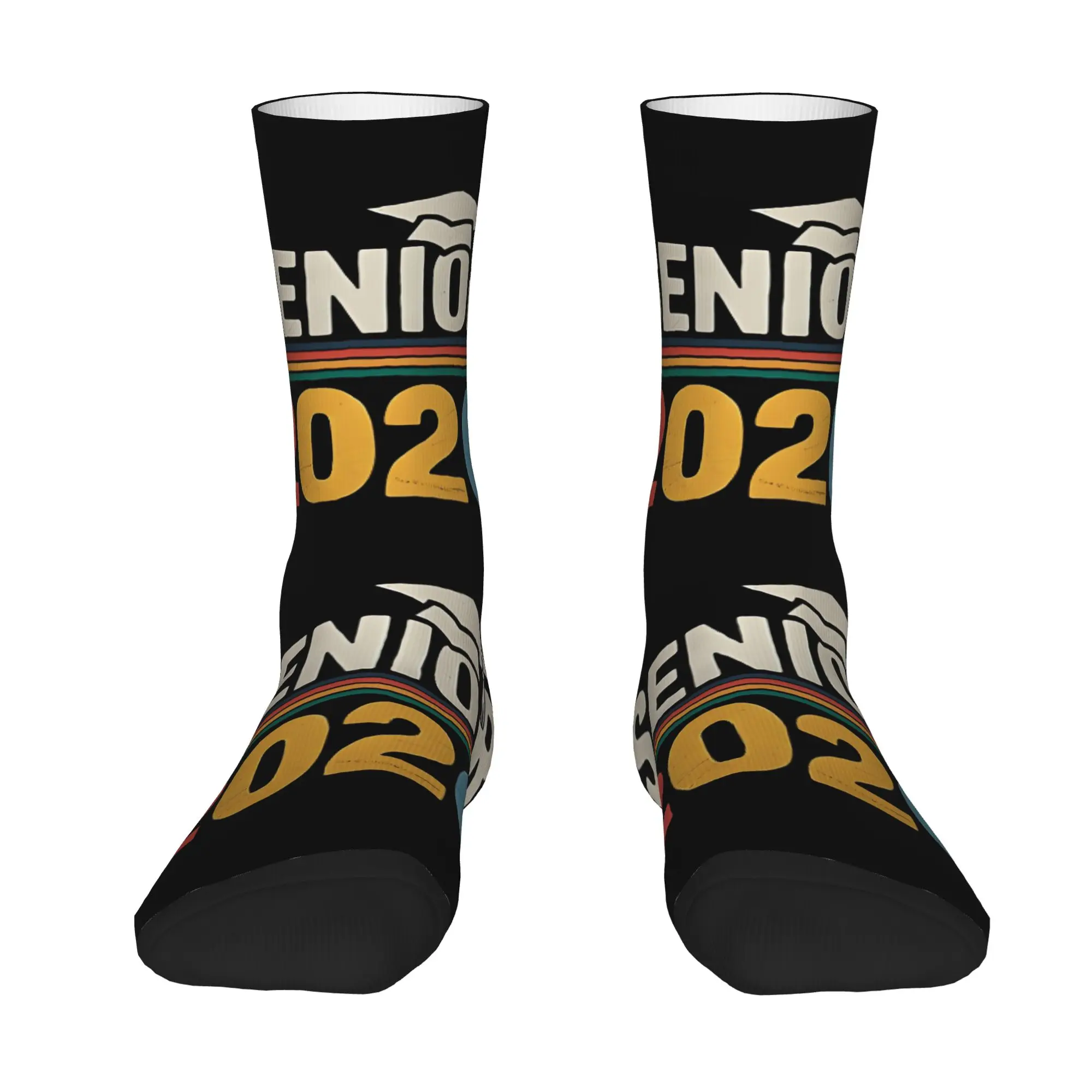 Funny Sock Graduation in 2026 Senior  Class Of 2026 Graduation Rock Quality Pattern Printed Men Crew Socks Novelty Men's Socks