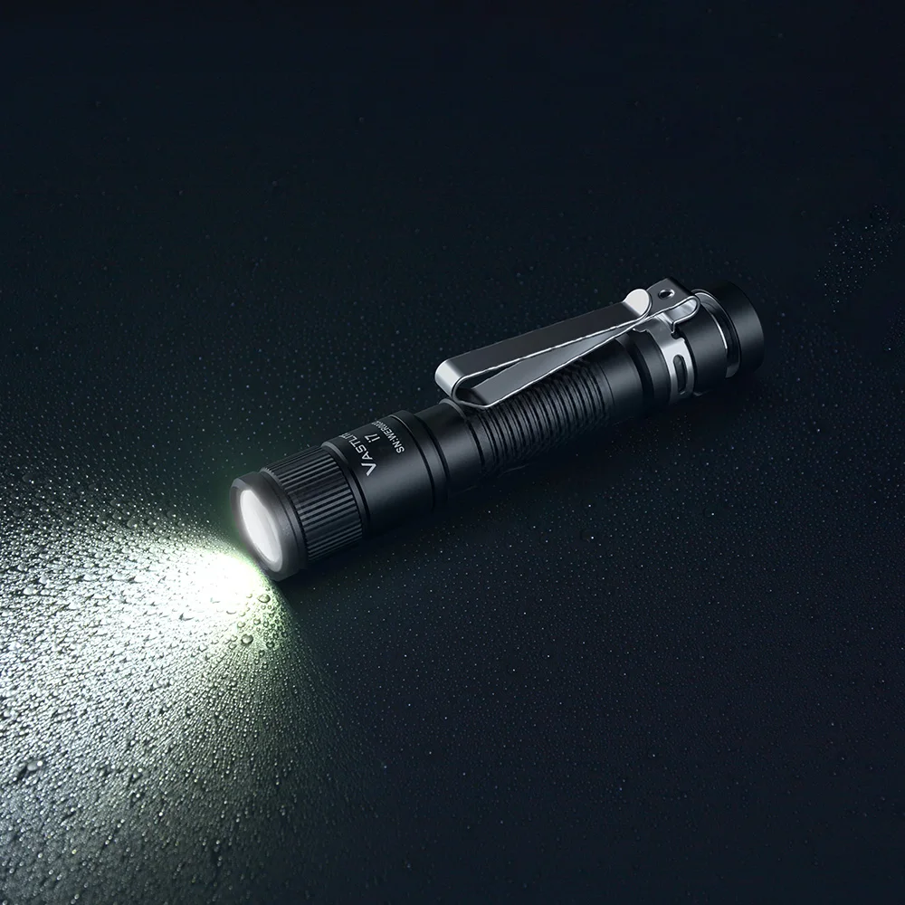 

Mini 545 Lumen Flashlight, IPX8 Waterproof w/ Tail Magnet & Clip, Small Flashlight with Clip for Camping Hiking Emergency