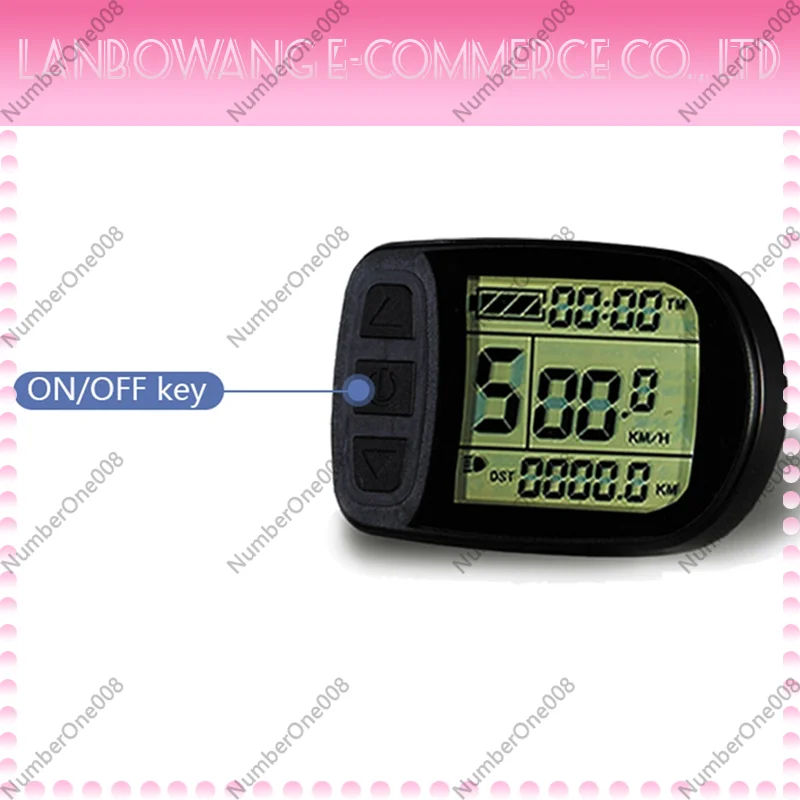 Ebike KT-LCD5 Display 24V36V48V72V 5 Pin SM/Waterproof Connector Display for Electric Bicycle Intelligent Control Panel F
