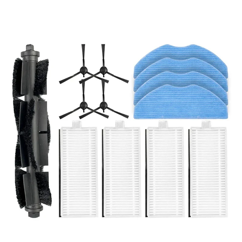 AT17 Für MEDION X10 SW Ersatzteile Zubehör Hauptseitenbürste Hepa-Filter Mopptuch