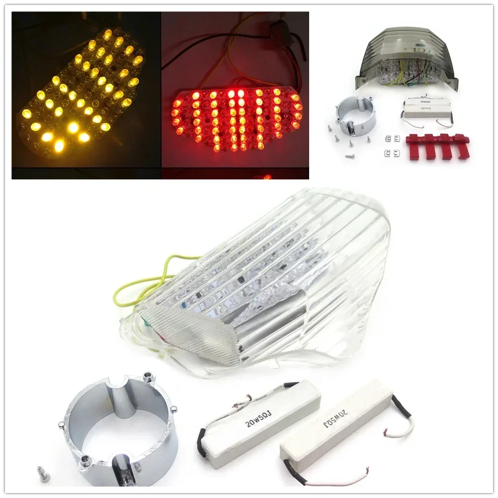 

Led Tail Light Brake Integrated Turn Signals for 2004-2014 Yamaha Fz6 Fazer 600 Lence Aftermarket Motorcycle Parts