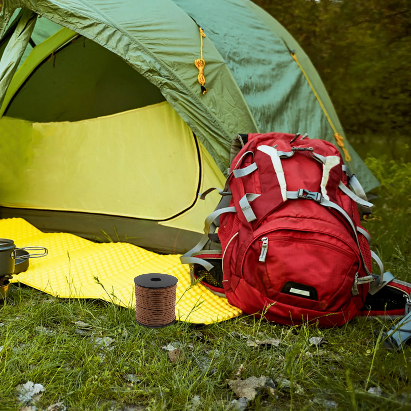 

50m 9-Core 4mm Umbrella Rope High Strength Polyethylene Fiber Camping Tent Windproof Rope Outdoor Survival Fixing Line