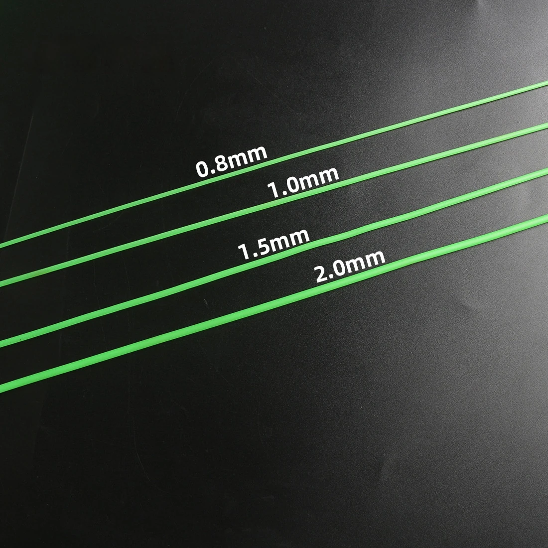0.8/1/1.5/2mm Luminous Fishing Hose Silicone Anti Rig Tube Tubing Rig Sleeves Deep Sea Fishing Pesca Iscas FIsh Tackle Tools