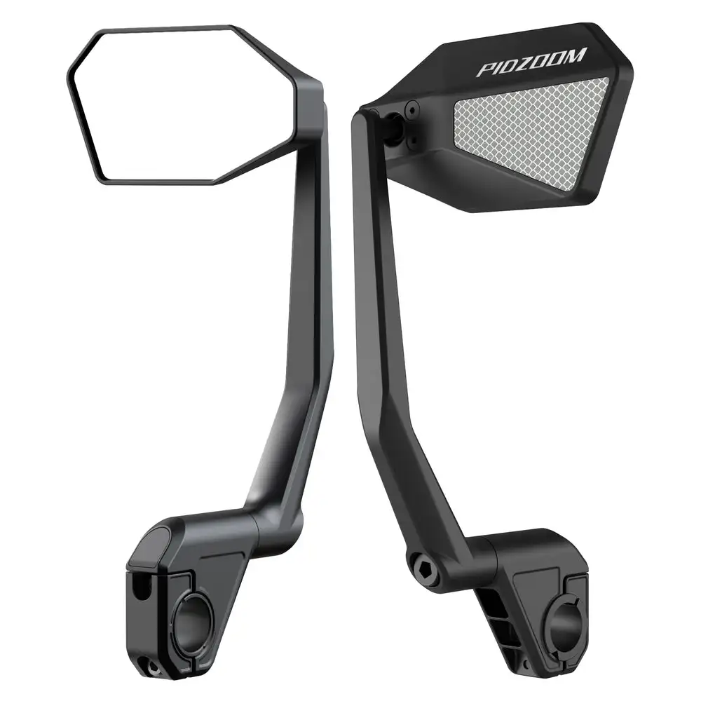 pidzoom-bike-mirror-rear-view-tool-free-folding-motorcycle-mirror-for-handlebar-360°-adjustable-hardened-steel-gears