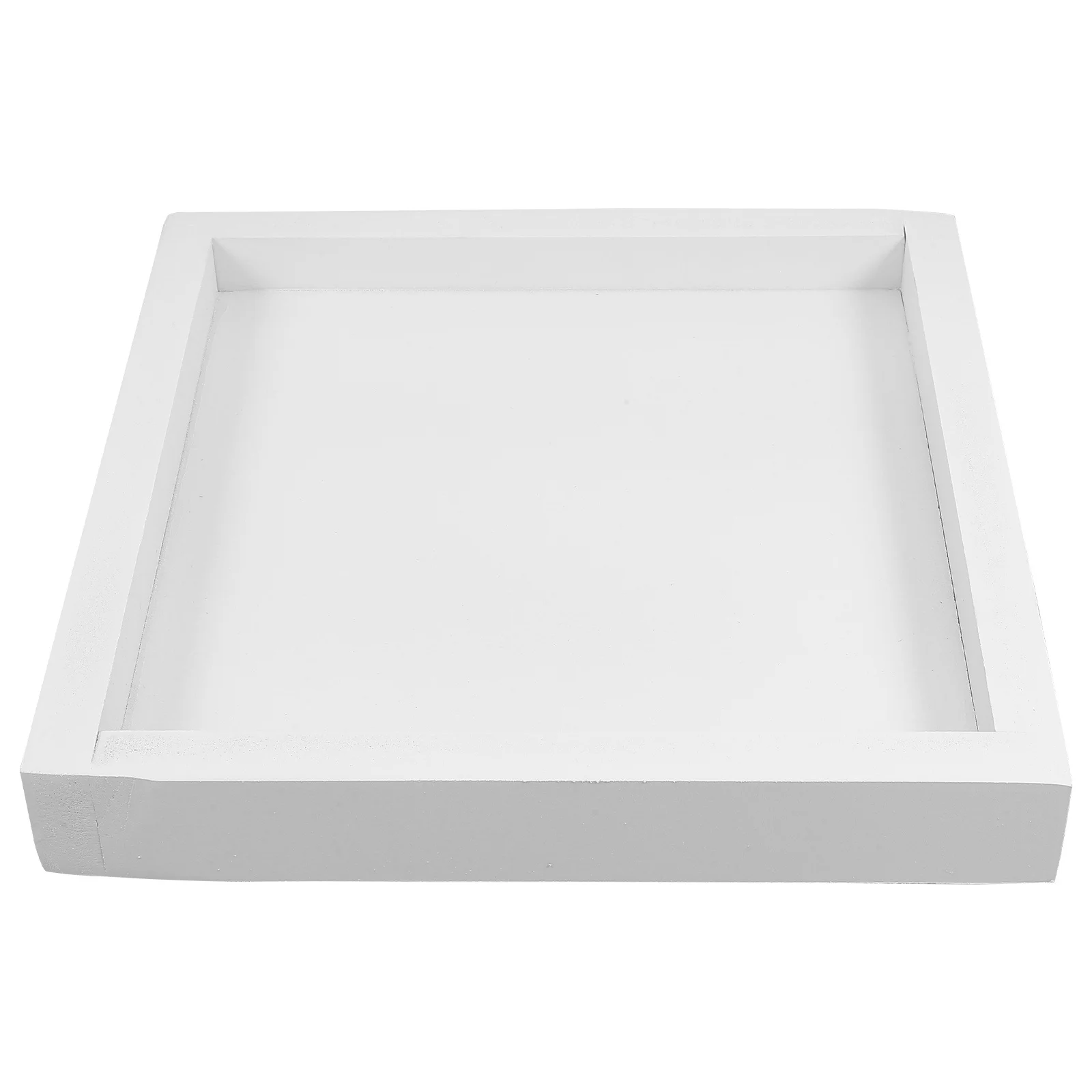 

Квадратный утолщенный пластиковый поднос для цветочного горшка, герметичная сверхмощная основа в горшке, домашний внутренний балкон, белый 20x20 см, поддержка садовых растений