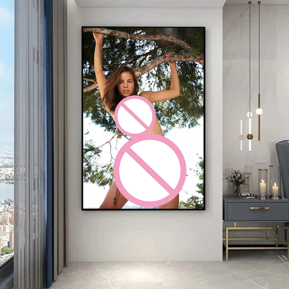 Naughty Girl Picture Printed Canvas Painting Wall Art Posters for Home Decor Aesthetic Room Decoration