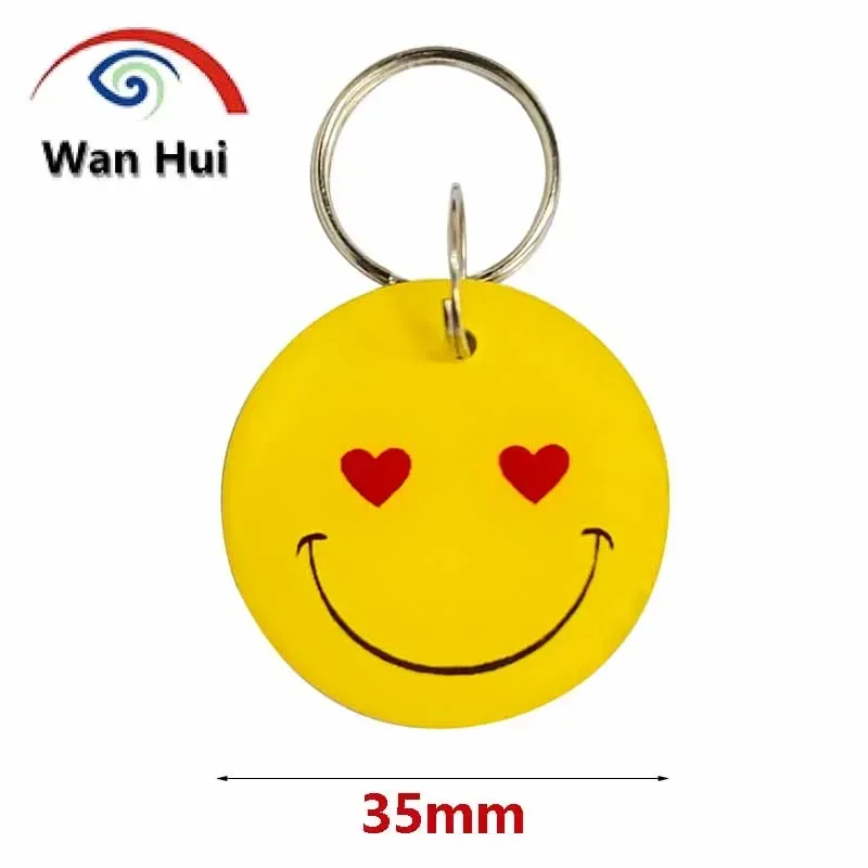 10Pcs EM4305 T5577 Epoxy Card RFID Key Fob Keychain Contactless ID Token 125KHz Tag Blank Copy Cloning Rewritable Waterproof