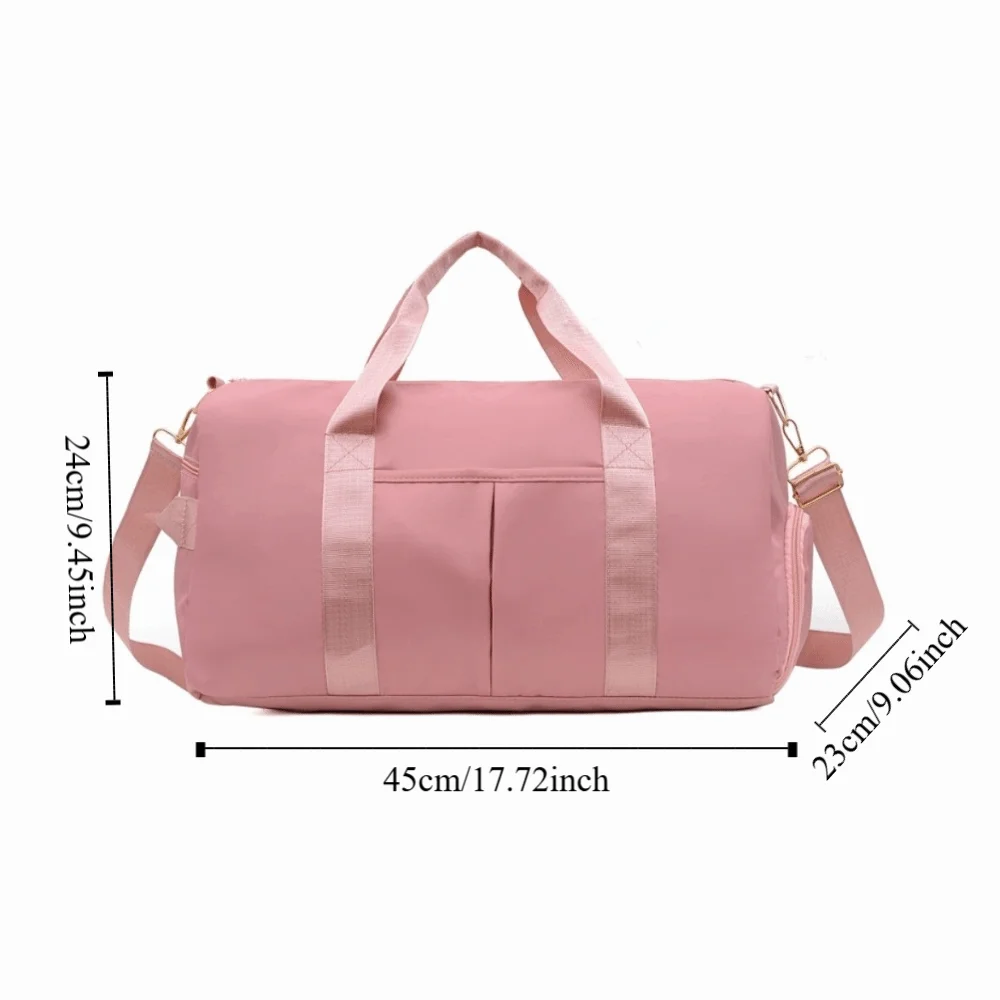 Oxford Travel Luggage Bag Short Distance Multi-functional Large Capacity Handbag with Shoe Compartment Multi Layered