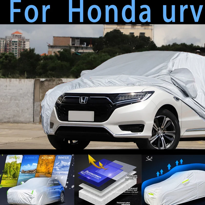 

For Honda urv Outdoor Protection Full Car Covers Snow Cover Sunshade Waterproof Dustproof Exterior Car cover protection