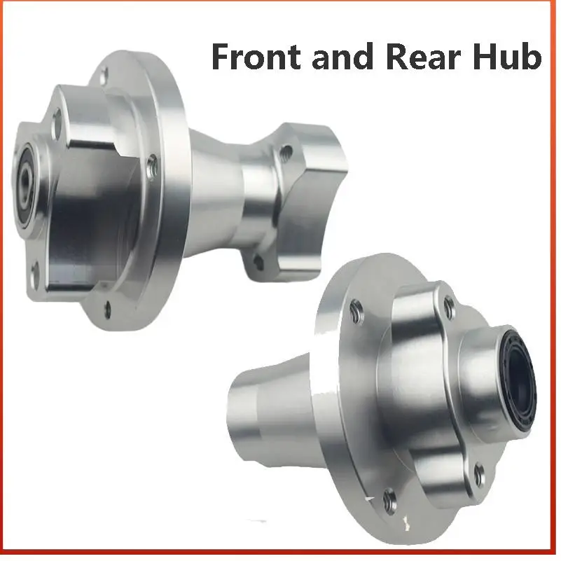 Lightning Shipments CNC Silver Front & Rear Disc Brake Hub Wheel Rim Hub for Dax Ruckus Zoomer Z50bike rim