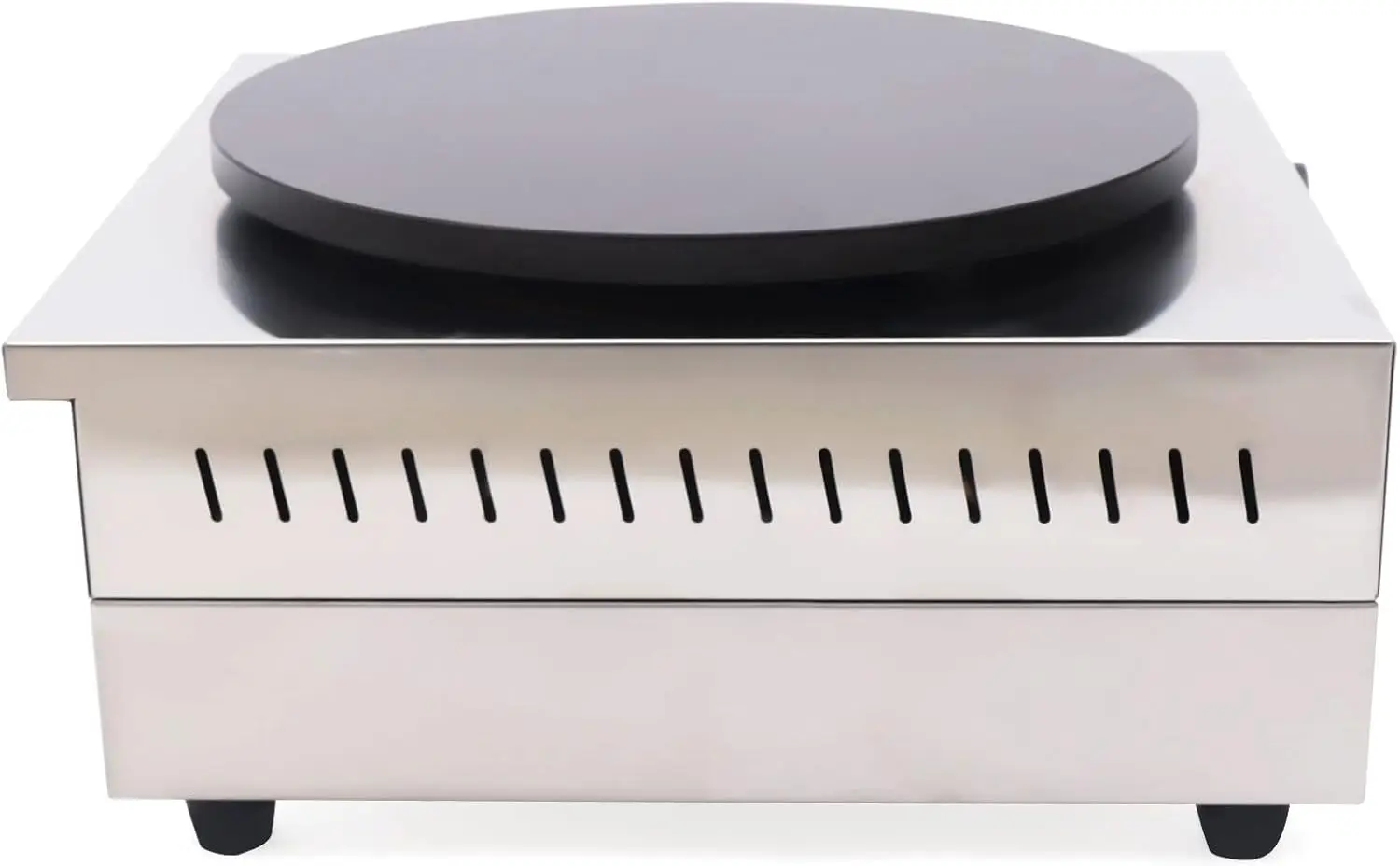 110V 전기 크레페 메이커 온도 조절 크레페 팬 싱글 핫플레이트 논스틱 40cm 베이킹 팬, 마끼용 전기 크레페 팬