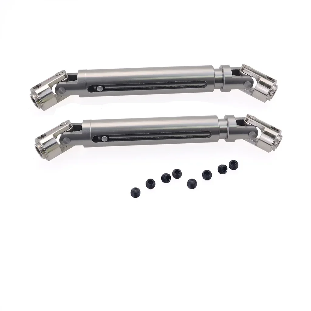 RC 106-138mm Aluminum Alloy Drive Shaft w/Screws For 1/10 SCX10 D90 HSP 94180 RGT 18000 Crawler Car Upgrade Parts