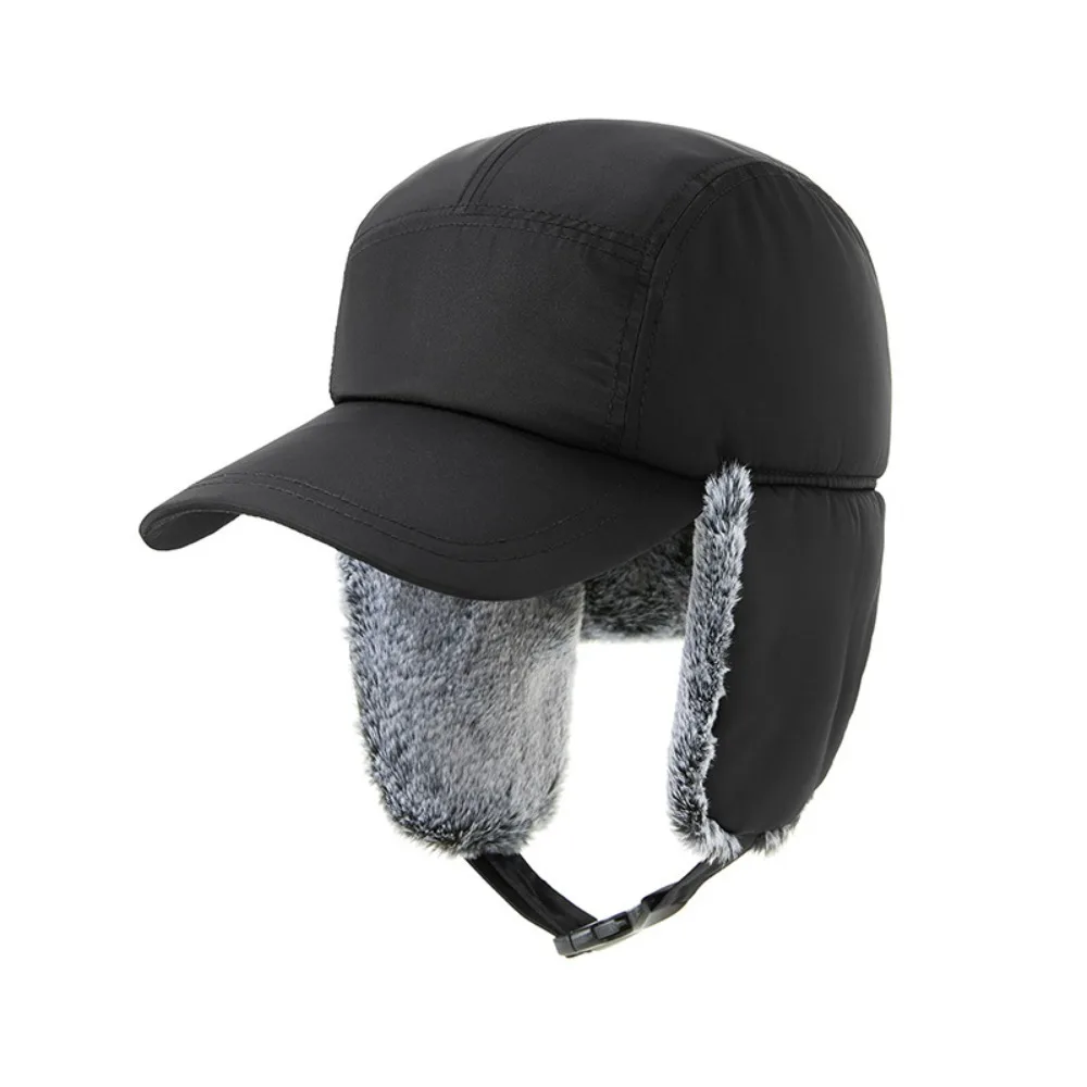 Ear Protection Warm Duck Tongue Hat Cold Prevention Windproof Ear Protection Polyester Hat Warm Soft and Skin Friendly