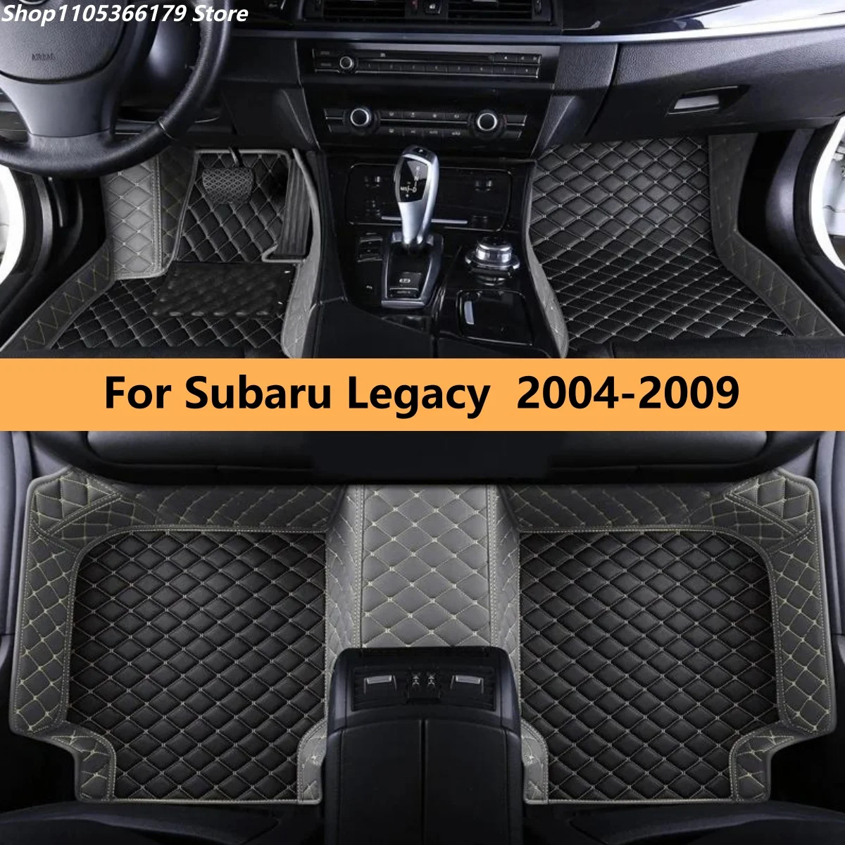 

Car floor Mat Fit For Subaru Legacy（5-seat）2004 2005 2006 2007 2008 2009 Auto Foot Matts Rugs Vehicle Full Set Carpet Pads