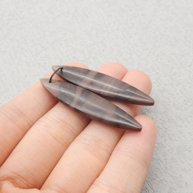 Natural Chohua Jasper Earring Beads Artisanal Gemstone Semi-Finished Jewelry DIY Crafts
