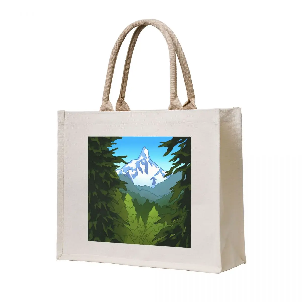 

Mountain Wisdom Tote Bag cute tote bag shopping trolley bag tote bags aesthetic bags for women