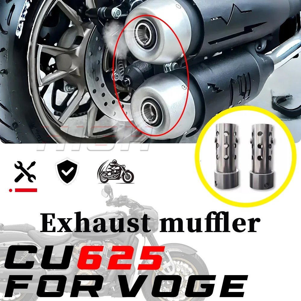 For VOGE CU625 modified three-way catalytic converter exhaust muffler for cu625