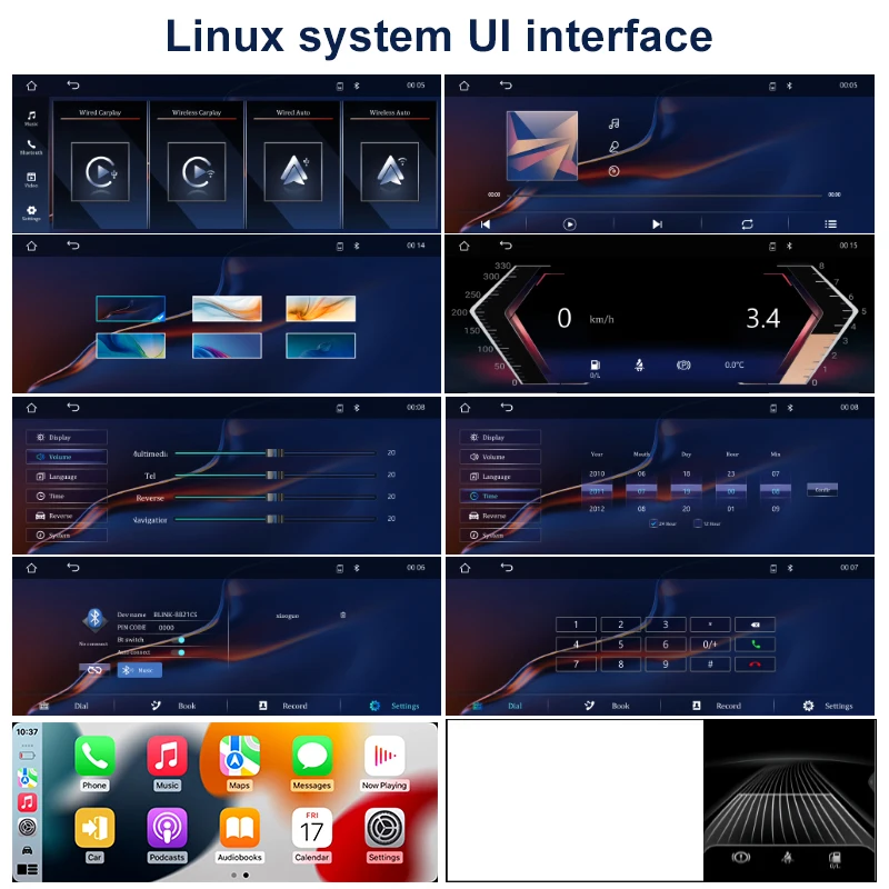 شاشة عرض 12.3 بوصة بسعر المصنع لسيارات BMW 5series F10 F11 CIC NBT مشغل فيديو الوسائط المتعددة اللاسلكي Carplay Android Auto Car