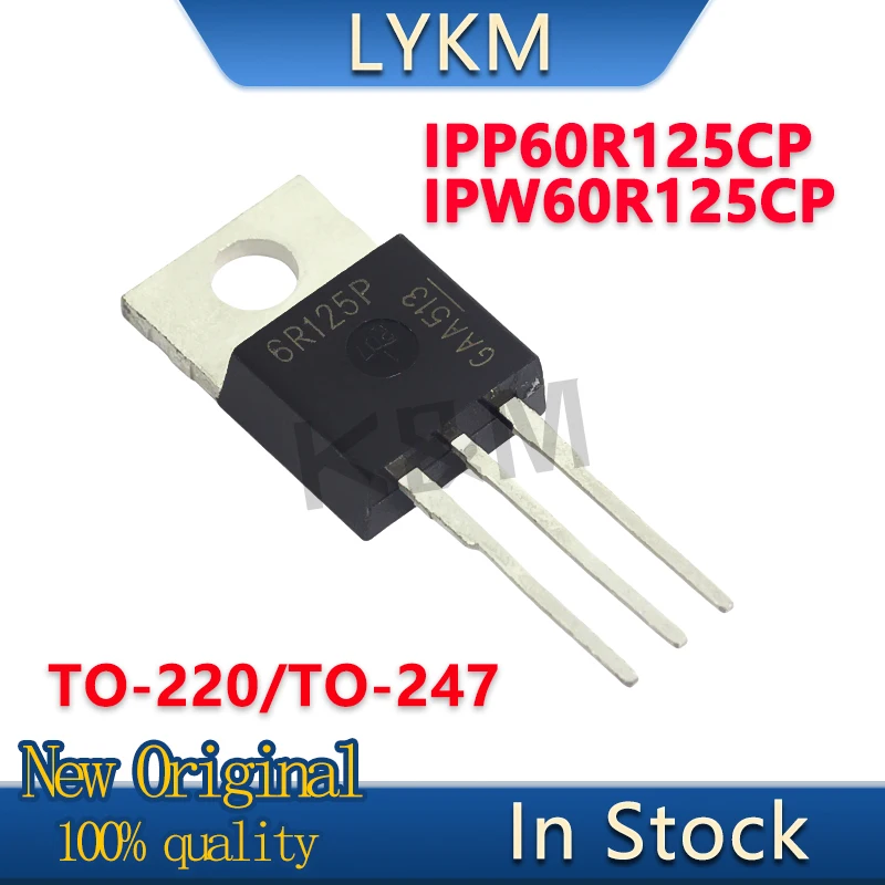 10/PCS New IPP60R125CP 6R125P TO-220 IPW60R125CP TO-247 Field-effect transistor In Stock