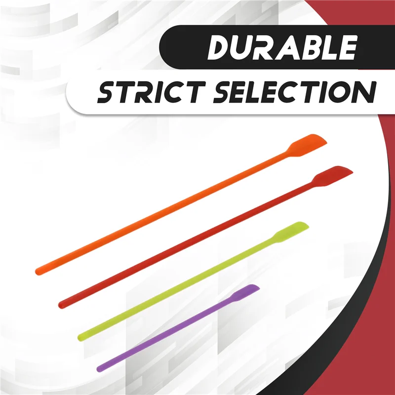 A74U Mini Silicone Spatulas, 8 Pack Small Silicone Makeup Spatulas Last Drop Spatula Scrapers Mini Jar Scraper For Kitchen