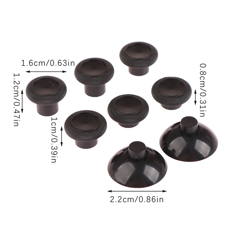 8 Stks/set Handvat Paddestoel Hoofd Rocker Cap Variabele Hoogte Vervanging Voor Xbox One Series S/X One