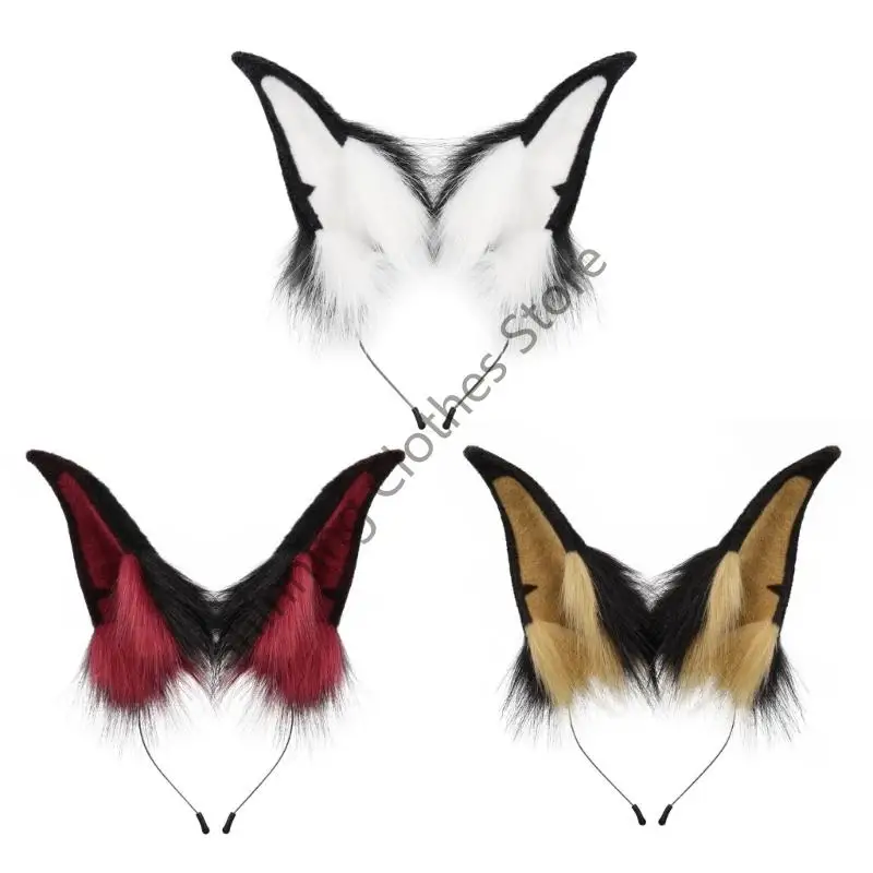 

M68A Cats Foxes Wolf уши повязка на голове косплей аксессуары для волос уши уши уши, обруча