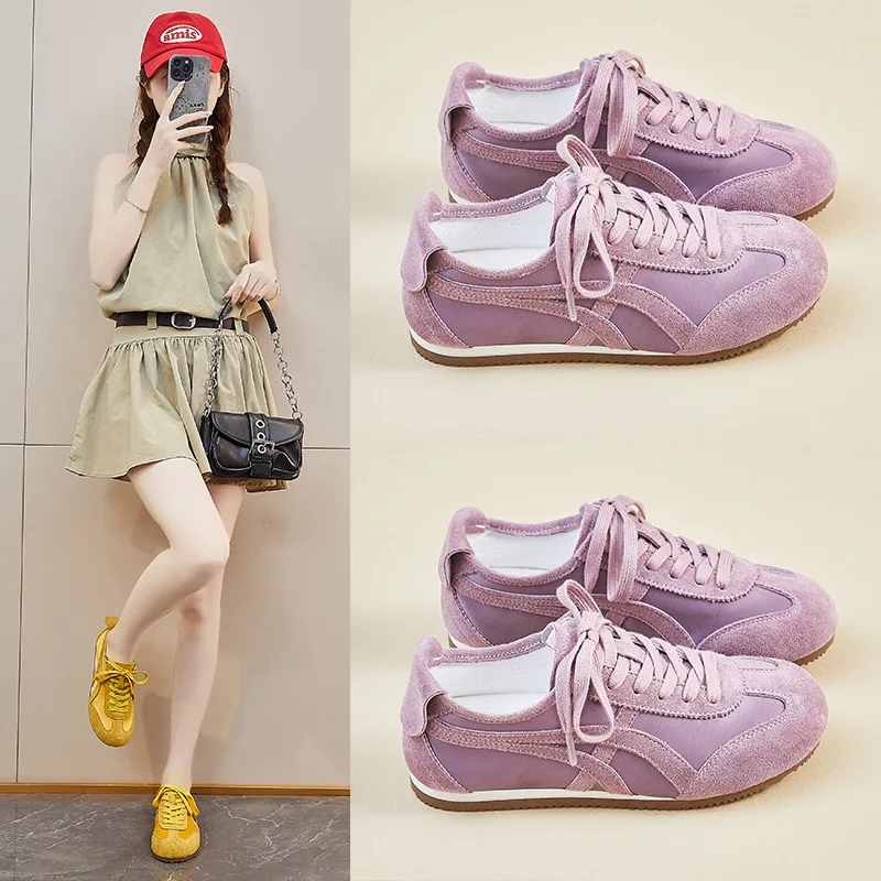 

Женские кроссовки, повседневная парусиновая обувь на плоской подошве, осеннее трендовое платье на шнуровке, Zapatos Mujer, дышащая новая женская обувь с неглубоким носком