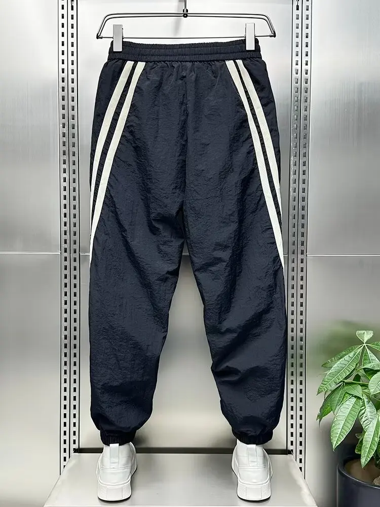 Männer Casual Gerade Bein Baggy Hiphop Sport Gym Hosen Für Männer Hosen Lose Trendy Hong Kong Stil Herren Jogger Kleidung – Detail 7