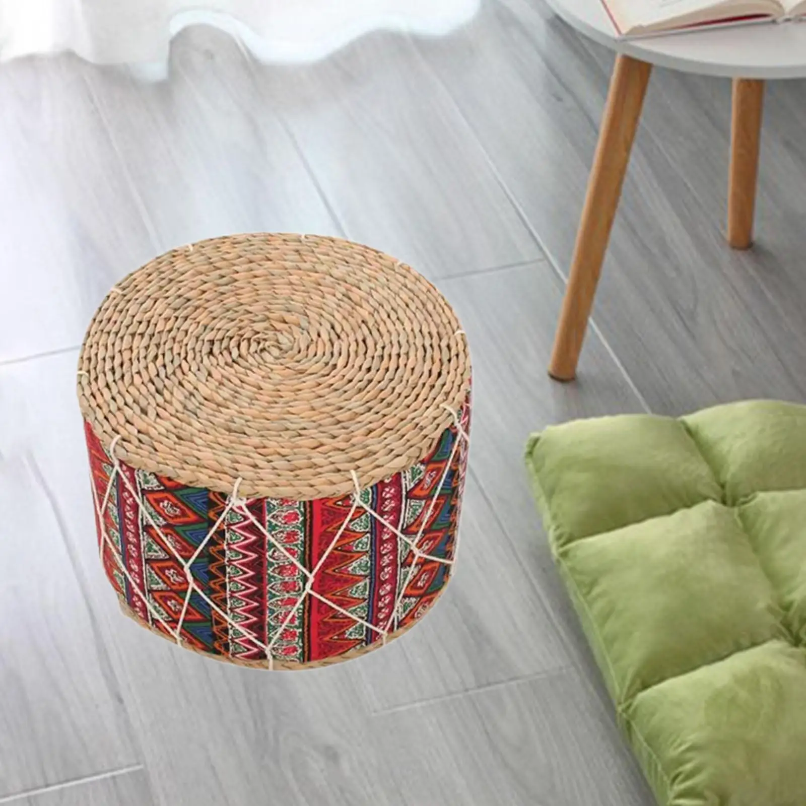 Traditional Meditation Cushion Round Seat Cushion for Tea Ceremony Indoor