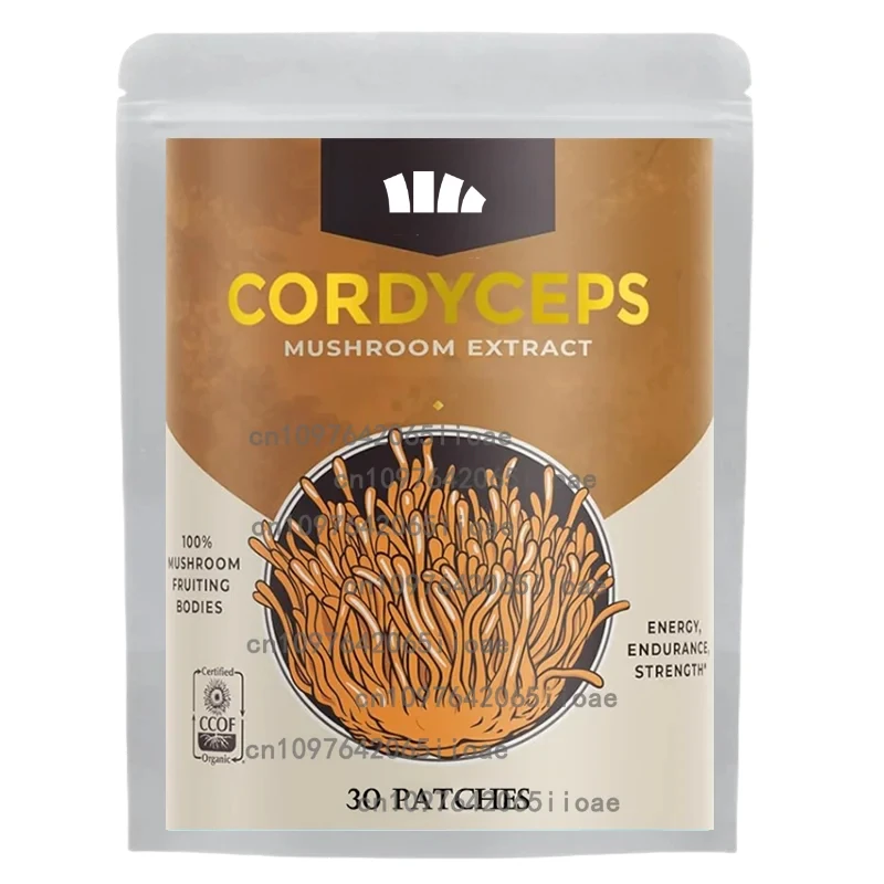 

30-пластыри Cordyceps Mushroom Transdermal Plasters Поддержка энергии, выносливости и иммунитета