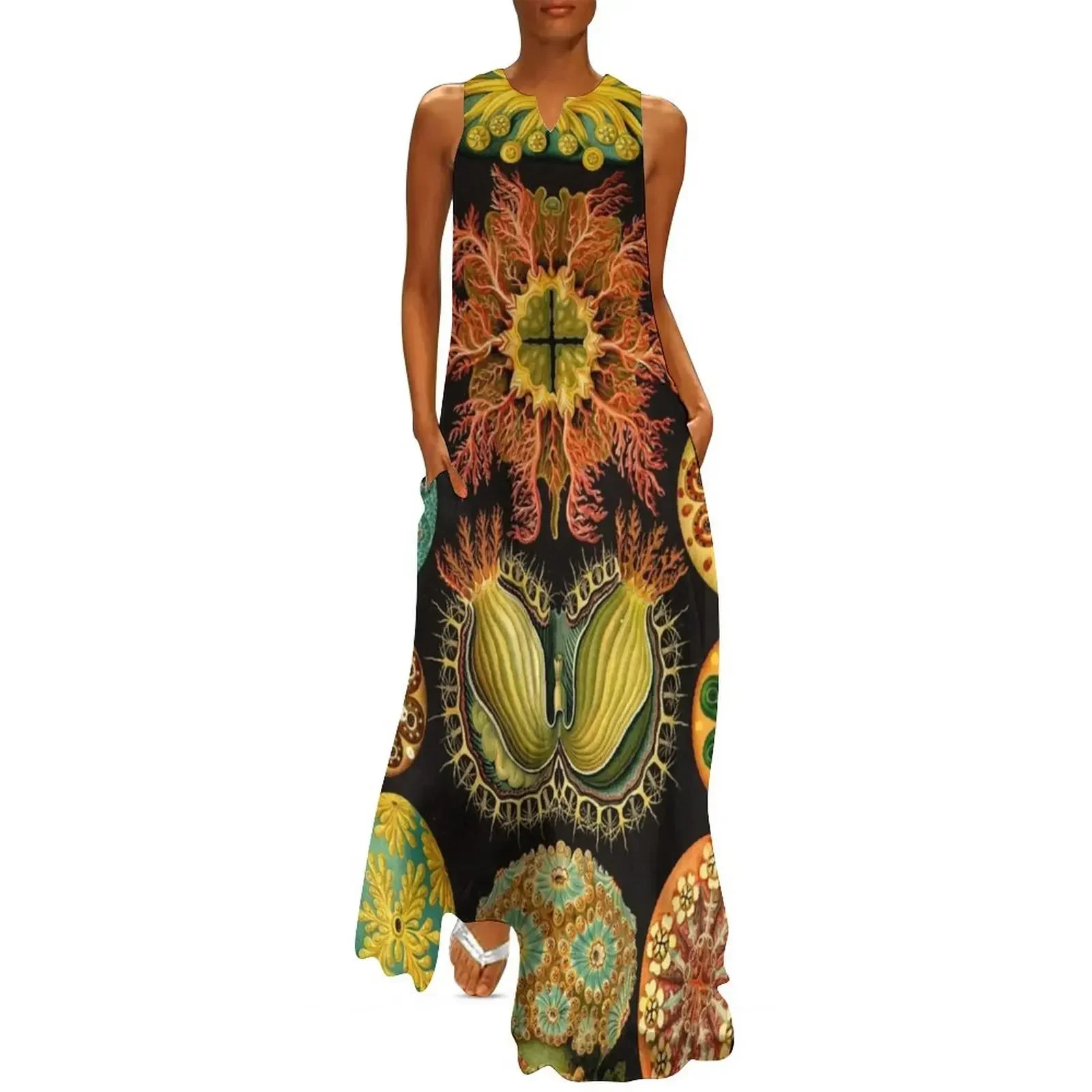 

Ascidia - Ernst Haeckel Long Dress elegant dress dress women elegant luxury dresses summer clothes for women