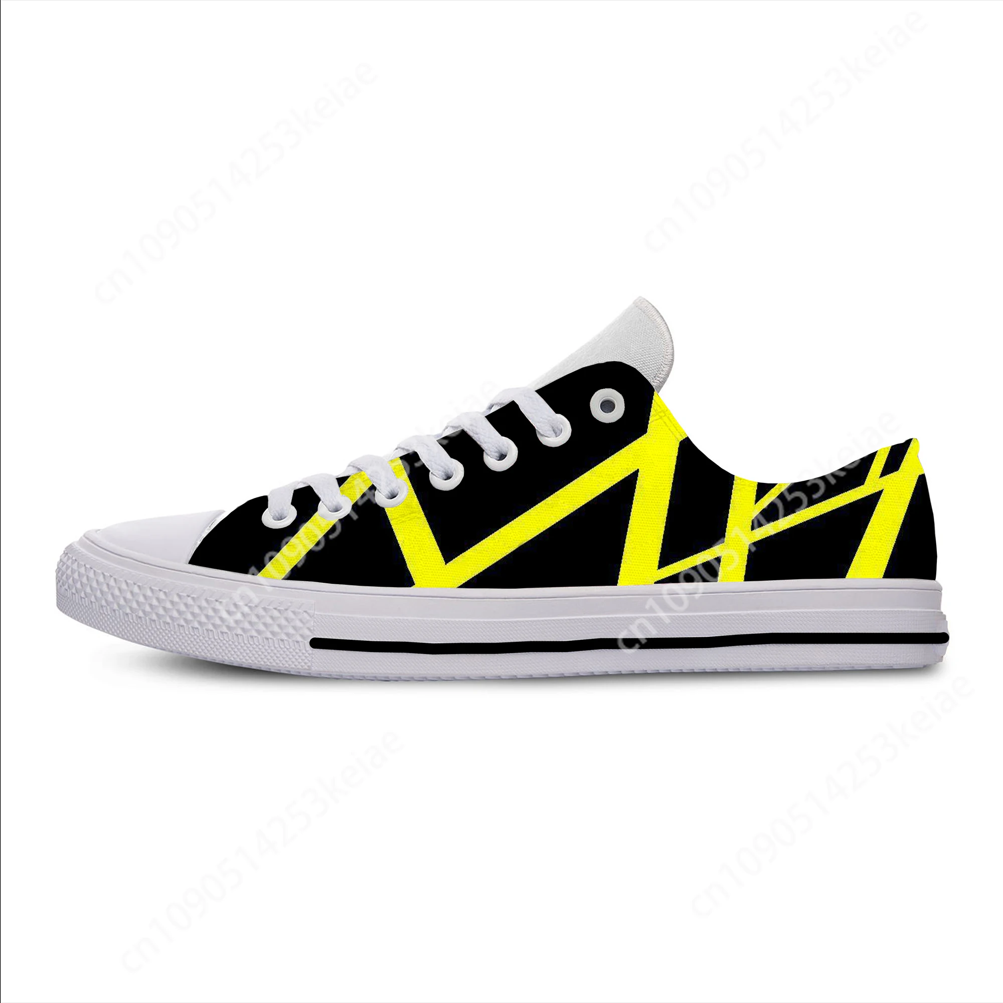 Hot Summer Cool EVH 5150 STRIPES Fashion Lightweight Classic Canvas Shoes Men Women Casual Sneakers Low Top Classic Board Shoes